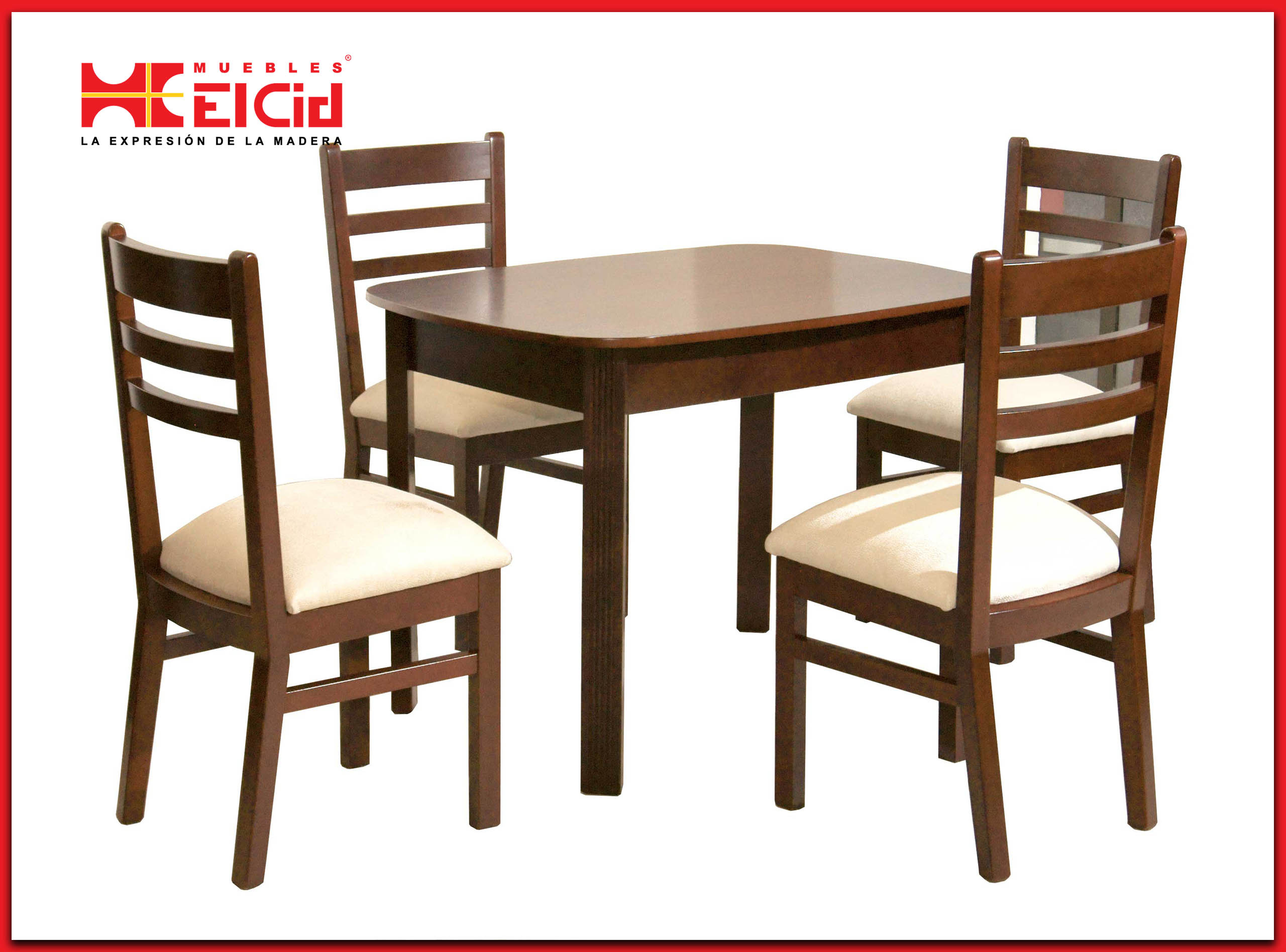 Comedor Ivalo 4 puestos + silletas Córcega