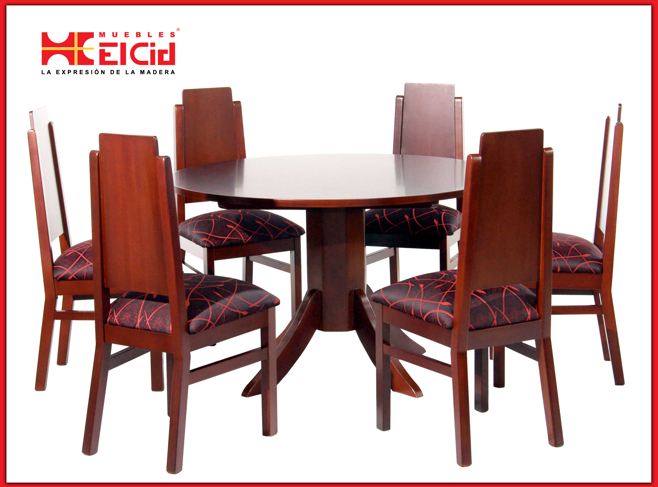 Comedor Aruba 6 puestos + silletas Kavala